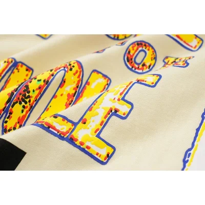 Футболка Rrr123 With Creative Print And Text "Cream" фото № 7