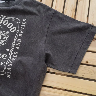 Футболка Saint Michael With Print - Angel Of Death "Gray/Black" фото № 8