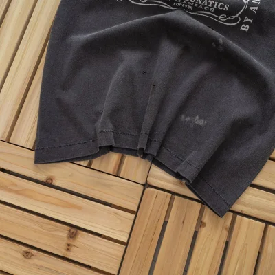 Футболка Saint Michael With Print - Angel Of Death "Gray/Black" фото № 9