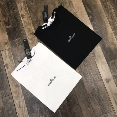 Футболка Stone Island Compass Print "Black" фото № 2