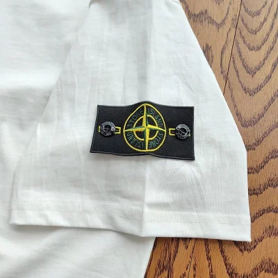 Футболка Stone Island Cotton With Patch "White" фото № 7 Футболка Stone Island Cotton With Patch "White" фото № 7