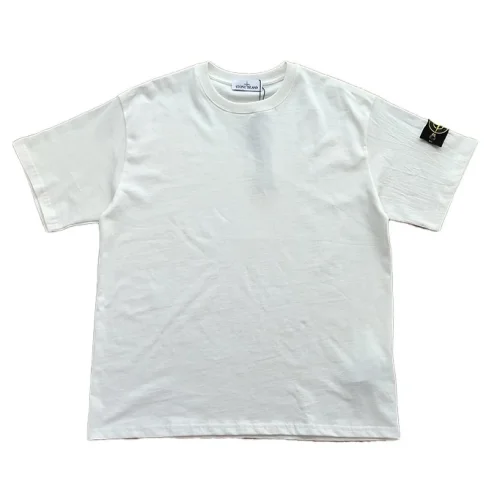Футболка Stone Island Cotton With Patch "White"