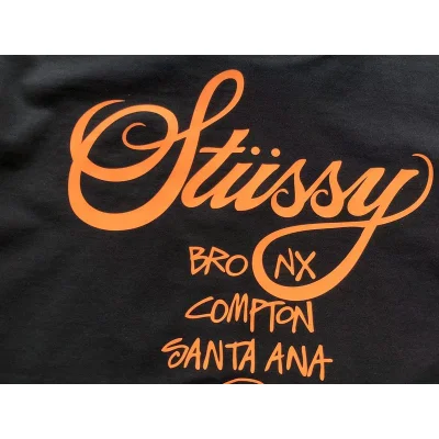 Футболка Stussy Bright Color Front Inscription "Black" фото № 6