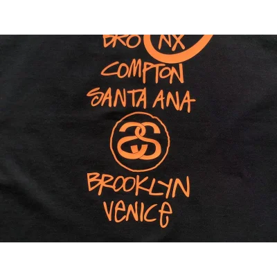 Футболка Stussy Bright Color Front Inscription "Black" фото № 7