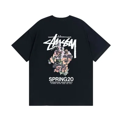 Футболка Stussy Spring "Black" фото № 2