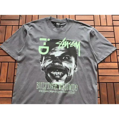 Футболка Stussy Winking Man "Gray" фото № 4