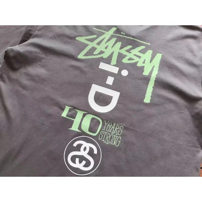 Футболка Stussy Winking Man "Gray" фото № 3