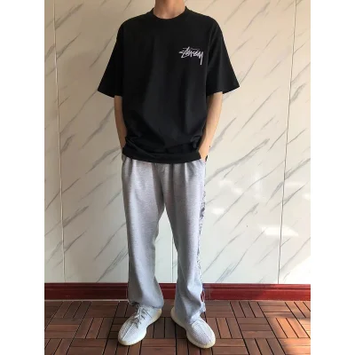 Футболка Stussy Wolf With Playing Card Inside Circle "Black" фото № 7