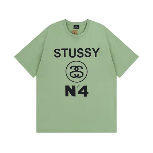 Футболка Stussy With The Logo Number Four "Mint"