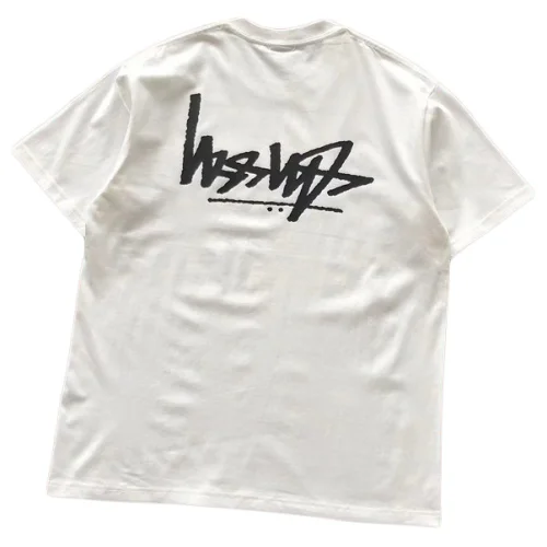 Футболка Stussy Mirror Logo Inscription "White"