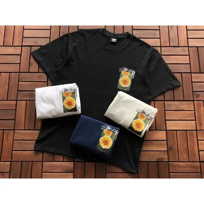 Футболка Stussy Flower Prints In Squares "Black" фото № 7 Футболка Stussy Flower Prints In Squares "Black" фото № 7