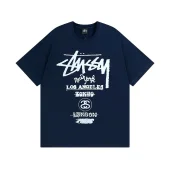 Футболка Stussy New York And Los Angeles And Tokyo "Blue"