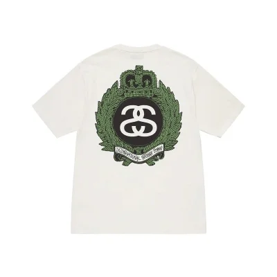 Футболка Stussy Coniferous Coat Of Arms "White" фото № 4
