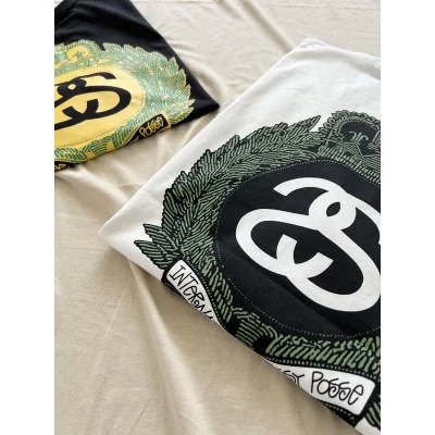 Футболка Stussy Coniferous Coat Of Arms "White" фото № 5