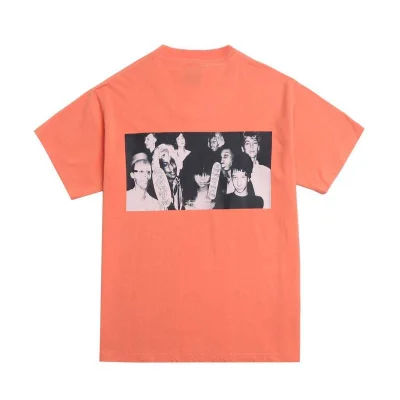 Футболка Stussy Outdated Photo - Print "Peach/White" фото № 2