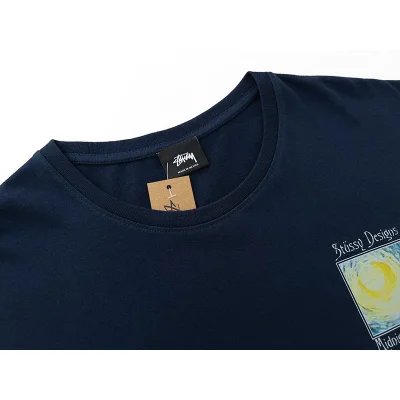 Футболка Stussy Van Gogh Painting "Blue/Black" фото № 5 Футболка Stussy Van Gogh Painting "Blue/Black" фото № 5