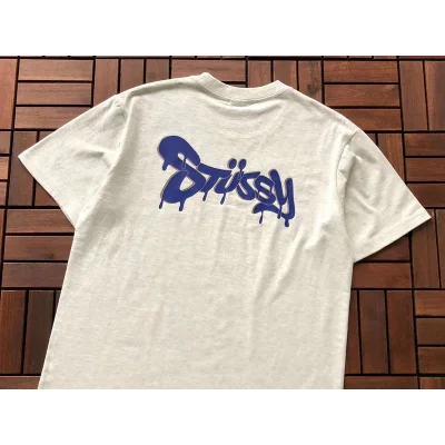 Футболка Stussy Inscription With Spreading Letters "Beige" фото № 2