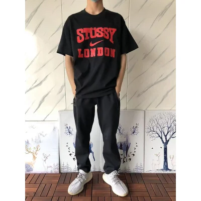 Футболка Stussy City Name Lettering Front "Black" фото № 9