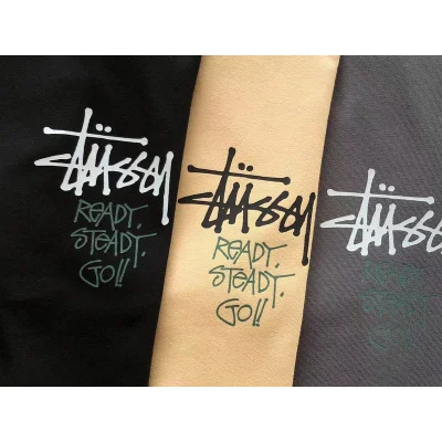 Футболка Stussy Lettering Ready Steady Go "Black" фото № 9