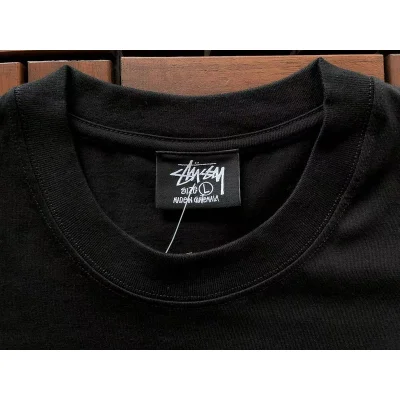 Футболка Stussy Lettering Ready Steady Go "Black" фото № 2