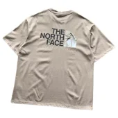 Футболка The North Face Logo With Back Inscription Never Stop Exploring "Gray"