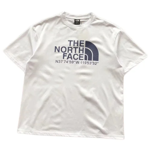 Футболка The North Face Logo WIth Coordinates "White"