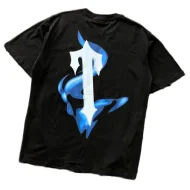 Футболка Trapstar Big Back Print With Colorful Shadow "Black"