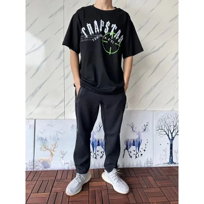 Футболка Trapstar Logo Lettering With Aim "Black" фото № 6