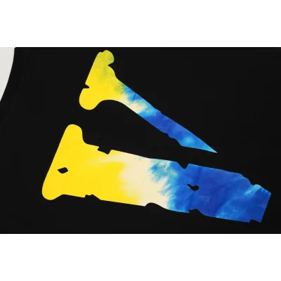 Футболка VLONE Blue V-Flame “Black” фото № 7