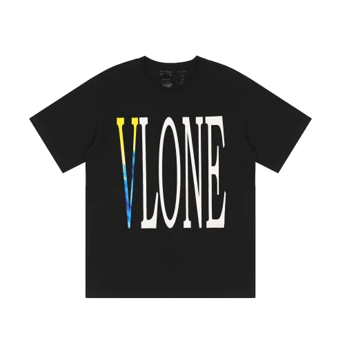 Футболка VLONE Blue V-Flame “Black”