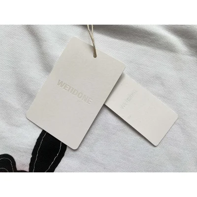 Футболка We11done With Rabbit Silhouette "White" фото № 6