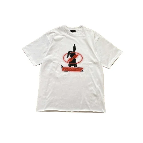 Футболка We11done With Rabbit Silhouette "White"
