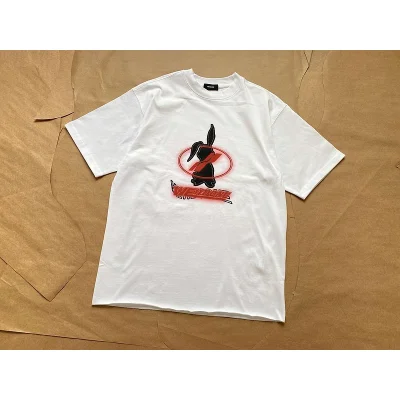 Футболка We11done With Rabbit Silhouette "White" фото № 8