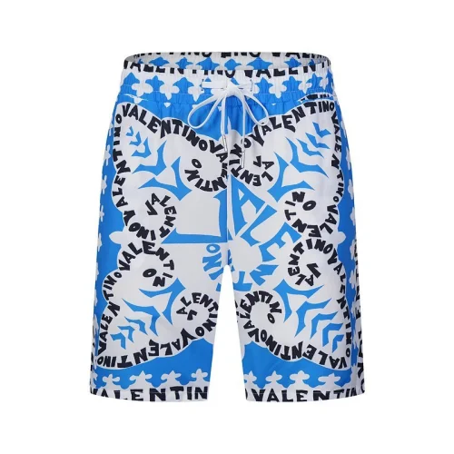 Шорты Valentino Rounded Logo Lettering "Blue"
