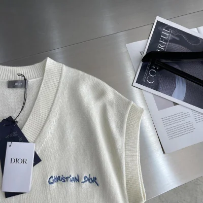 Жилетка Christian Dior Frontside Blue Logo Christian Dior "Beige" фото № 3