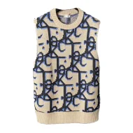 Жилетка Dior Knitted "Beige/Blue"
