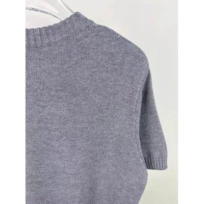 Жилетка Miu Miu Frontside Left Logo Miu Miu "Gray" фото № 2