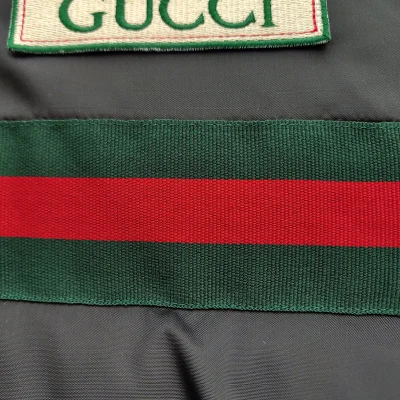 Пуховик Gucci Red Stripe "Black" фото № 5 Пуховик Gucci Red Stripe "Black" фото № 5