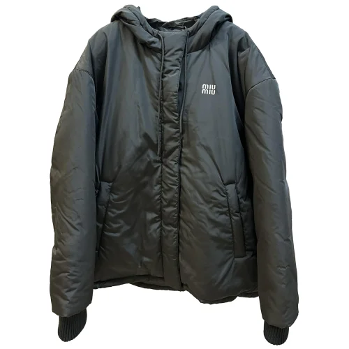 Пуховик Miu Miu Minimalist Shield "Black"