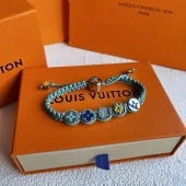 Браслет Louis Vuitton With Emblems Brand "Blue"