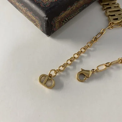 Браслет Dior Decoration With Symbols - Number And Star "Gold" фото № 2