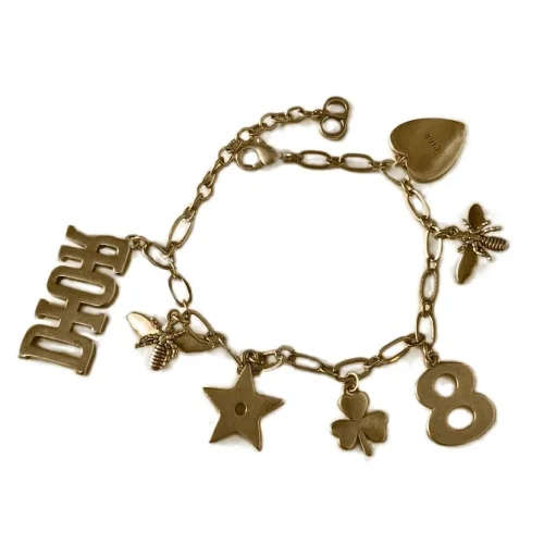 Браслет Dior Decoration With Symbols - Number And Star "Gold"