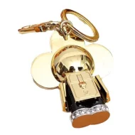 Брелок Louis Vuitton Man With Flower Face "Gold"