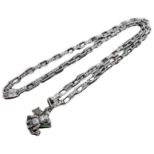 Подвеска Louis Vuitton Decorated Symbols And Logo - Bear "Silver"