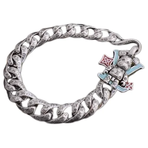 Браслет Louis Vuitton Bear Decoration Before Logo "Silver"