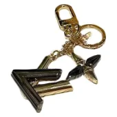 Брелок Louis Vuitton Big Logo Symbols "Gold"