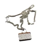 Подвеска Louis Vuitton Decoration With Logo - Suitcase "Silver"