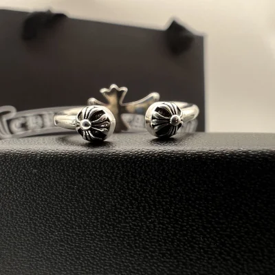 Кольцо Chrome Hearts Open End Of Various Shapes - Standart "Silver" фото № 3