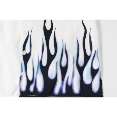 Рубашка Prada Short Sleeve Black Fire "White" фото № 4