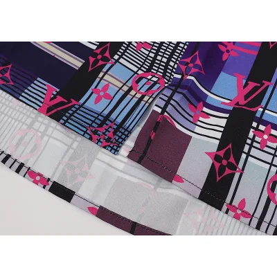 Рубашка Louis Vuitton Short Sleeve Strech "Blue" фото № 6